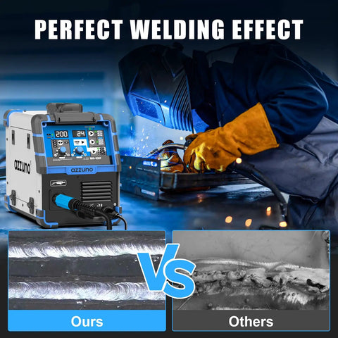 4 In 1 Flux MIG TIG Stick Welder Dual Voltage 110V 220V Gas Gasless Welding Machine Portable Workhorse Multi Process