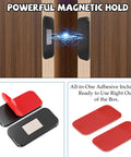 Ultra Thin Magnetic Cabinet Magnets For Smooth Closure 24 Pack With Adhesive Backing No Fuss Drawer Latches