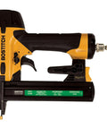 18 Gauge Narrow Crown Stapler Kit With Oil-Free Operation, side view, showing selectable trigger and ultra quiet rear exhaust