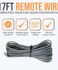 17ft remote wire for Beefy 1000W Car Amp Install Kit with insulation and tangle-free design icons