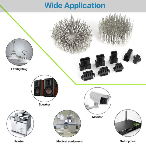 2.5mm Pitch JST SM Connector Kit with 2 3 4 5 Pin Male and Female Housing Plugs 560pcs Assortment applications