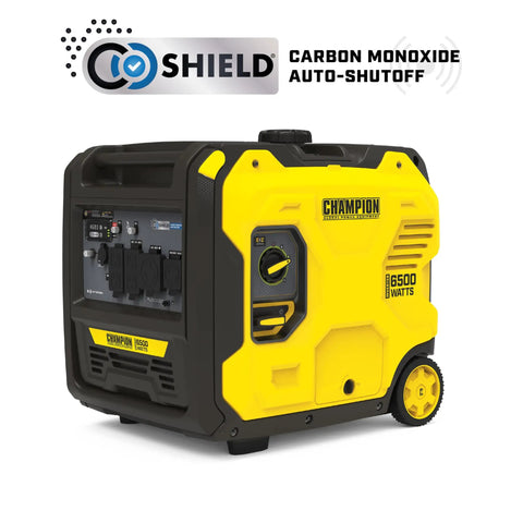 6500-Watt RV Ready Portable Inverter Generator With Quiet Technology And CO Shield