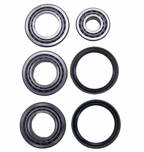 Ford New Holland Rake Gearbox Rebuild Kit With Bearings And Seals For Models 56 256 259 260, shown with multiple components