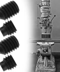 Four Pack R8 Spindle Alignment Screws For Bridgeport Vertical Milling Machines 6x6mm And 6x8mm with machine in background
