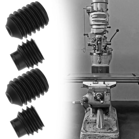Four Pack R8 Spindle Alignment Screws For Bridgeport Vertical Milling Machines 6x6mm And 6x8mm with machine in background