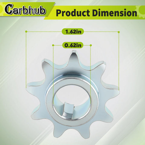 9 Tooth Five Eighth Inch Bore Jackshaft Sprocket For 40 41 420 Chain Durable Replacement Part For Manco American Sportworks 8720 1125 Go Kart Mini Bike Performance Upgrade