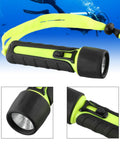 Beast Bright 8000 Lumen Underwater Dive Light Torch For Scuba Diving 50 Meter Depth Waterproof Led Flashlight, green beam