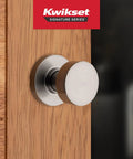 Pismo Interior Passage Door Knob For Closet And Hallway Doors Non Locking Satin Nickel With Microban Protection Easy DIY Install