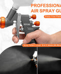 Kickstart Your Garage Refresh With This Top Shelf HVLP Spray Paint Gun Kit equipped with an adjustable air spray gun design.