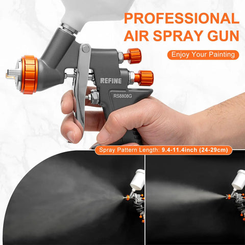 Kickstart Your Garage Refresh With This Top Shelf HVLP Spray Paint Gun Kit equipped with an adjustable air spray gun design.