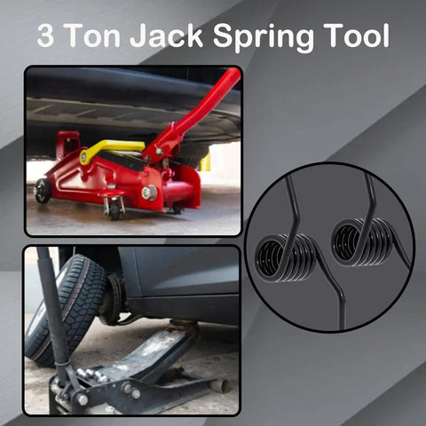 3 Ton Hydraulic Floor Jack Spring Kit 2 Pack Universal Return Springs For Handle Replacement And Torque Reset Pro Grade Heavy Duty Steel Build For Durable Jack Maintenance And Quick Easy Repairs