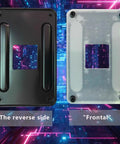 Beefy AM4 Backplane Backplate For CPU Cooler Mounting, showcasing black and white sides, durable copper reinforced material.