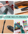 Mini Heat Gun For Crafting With Dual 480F And 850F Temperatures, Fast Heat Up, 6.6 Ft UL Cord, great for multi-projects