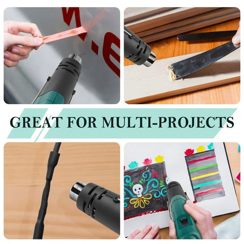 Mini Heat Gun For Crafting With Dual 480F And 850F Temperatures, Fast Heat Up, 6.6 Ft UL Cord, great for multi-projects