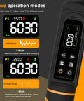 Digital Torque Wrench Three Eighths Inch Drive With Wide Range 1.5 To 99.5 Foot Pounds 6.8 To 135 Newton Meters display screen