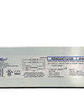 Quik-Pak 10-Pack Fluorescent EBallasts for 2 F40T12 Linear Lamps, Preheat Rapid Start, 120V AC showing detailed wiring connections.