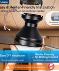 Installation kit for 42 Inch Low Profile Ceiling Fan With Light And Remote Flush Mount Reversible Blades Dimmable 3 CCT