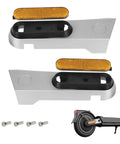 Lightweight Front And Rear Wheel Cover Protective Shell For Electric Scooters, Durable Impact-Resistant Wheel Guard Reflector Shield