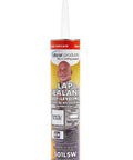 EPDM Self Leveling Roof Sealant For Lap Seams 10.3 Oz Tube White visible on white background