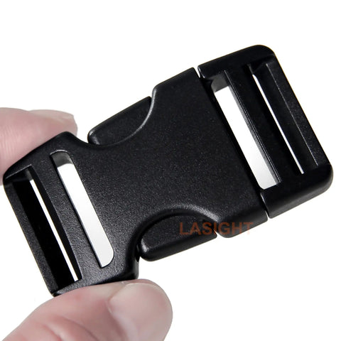 1 Inch Webbing Buckles With Quick Side Release, 10 Sets And 20 Tri-Glide Slides, durable plastic buckle for nylon belts