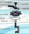 Pool Valve Rebuild Kit For 2-Port And 3-Port Jandy NeverLube Valves 4715 4716 4717 4724 And Gray 1154 1157 2875 2876 components