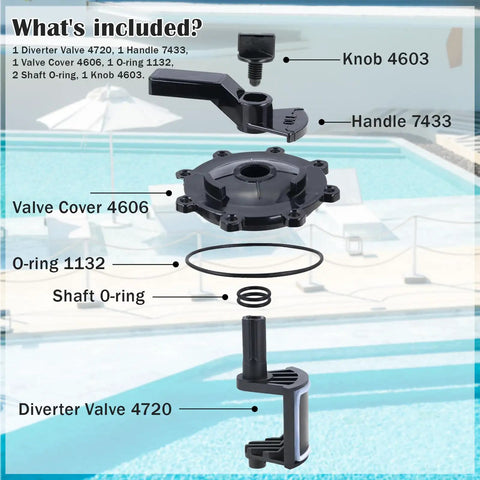 Pool Valve Rebuild Kit For 2-Port And 3-Port Jandy NeverLube Valves 4715 4716 4717 4724 And Gray 1154 1157 2875 2876 components