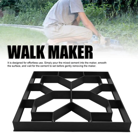 Reusable Concrete Path Mold 15.7 X 15.7 X 1.6 Inch for patio garden walkways