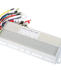 Brushless Motor Speed Controller For E-Bike And Scooter, 48V And 72V Systems, 1500W DC Replacement, front view with wires.