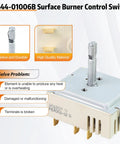 Dual Range Surface Element Switch Replacement For Samsung PER00112D Compatible With AP6037530 PS11771631 EAP11771631