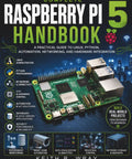 Cover of Your Ultimate Raspberry Pi 5 Guidebook Straight Up Explains Linux Bash Commands Python Coding, featuring Raspberry Pi 5.