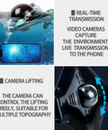 Six Channel RC Boat With Dope Camera, Waterproof Remote Control Boat For Pools Or Lakes showing real-time video transmission