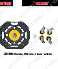 Heavy Duty Tire Storage Dolly With 300 Lb Capacity, 360 Degree Mobility components including casters and assembly parts