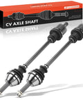 Beefed Up Front CV Axle Shaft Assembly Set Of 2 For Polaris Ranger 500 2005 2007 4x4 EFI XP 700 2005 2007 And 6x6 700 EFI 2006 2007 Off Road Utility Vehicle, pair of CV axle shafts