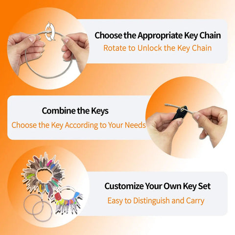 Instructions for 105 Piece Non Duplicate Heavy Equipment Keys Master Set With Five Key Rings For Construction Machinery