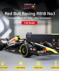 Licensed Red Bull F1 RB18 One Eighteen Scale Remote Control Car With Realistic Detail RC Vehicle displayed with packaging