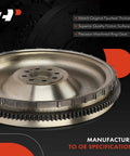 Direct Fit Clutch Flywheel Replacement For Nissan 350Z 370Z Infiniti G35 G37 Q60, showing precision machined ring gear and quality finish.