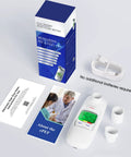 Bluetooth Peak Flow Meter With Digital PEF FEV1 Monitor For Asthma, Real Time Smartphone Sync, Green Backlit Large Display, Ultra Fast One-Second Readings, 300 Memory Data Storage, Easy Breathing Health Tracking, with USB cable and manual