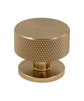 Dope Champagne Bronze Knurled Round Cabinet Knobs 30 Pack For Kitchen Cabinets And Furniture Upgrade Solid Metal Hardware With Elegant Finish For Drawers Closets Wardrobes And More