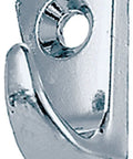 Heavy Duty Chrome Zinc Lashing Hook Set Of Five Rock Solid Utility Fasteners For Marine And Truck Applications Secure Cargo Tie Down Hardware With Polished Silver Finish Built Tough To Handle Daily Grind And Lock Down Everything Firm close-up of a chrome zinc lashing hook.