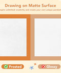 Image showing two shrink plastic sheets, frosted and glossy, from Shrink Plastic Craft Kit With 155 Pieces For DIY Jewelry And Keychains Includes 25 Shrinky Sheets 7.9x5.7in 100 Opening Jump Rings 10 Ear Hooks 10 Keychains 10 Chains And Instructions For Ages 14 Plus.