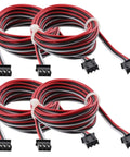 4 Pack 3D Printer Endstop Extension Cables XH2.54 3PIN Connector Cable Two Meters For Ender 3 5 CR10 Anycubic Tronxy Mega S