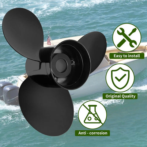 16 Inch Outboard Propeller 3 Blade Aluminum 16 Diameter 13 Pitch Right Hand 15 Tooth OEM 48-78114A45 Replacement for Mercury MerCruiser
