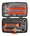 Heavy Duty Ratchet Screwdriver Kit With Magnetic Torx Bits For Quick Home Repair Jobs And TINY Hardware Tasks Perfect DIY Tool For Fastener Work, open case