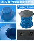 Heavy Duty Front Suspension Helper Springs For 2008 To 2021 Ford F-53 Chassis Upgrade shown in detailed close-up
