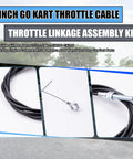 71 inch Go Kart Throttle Cable And Throttle Control Assembly Kit for Predator 212cc and 196cc Engines and Coleman GX160 GX200