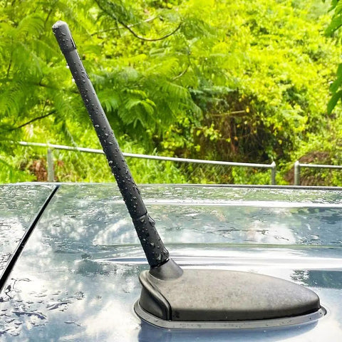 Flexible Rubber Roof Antenna Mast Replacement For Nissan Rogue Pathfinder 350Z Cube Leaf Versa Note Versa Sedan Murano Titan Frontier Navara NP300 Easy Install Car Antenna Upgrade mounted on car