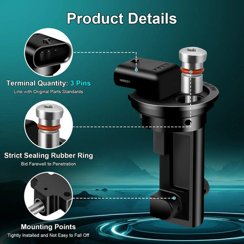 2 Pack Camshaft Position Sensor Plug and Play Direct Fit for 2011-2020 Chrysler 200 300 Town and Country Voyager Pacifica Grand Caravan Replacement, 3-pin