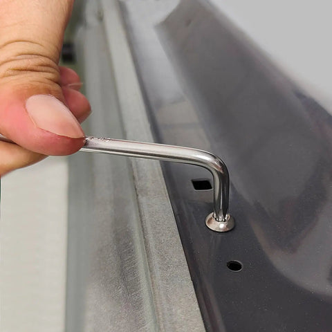 Using Beefy 9 Piece Torx And Allen Wrench Set With Short Arm Hex Keys T10 To T50 In Chrome Vanadium Steel for auto repair