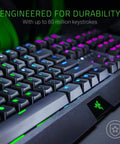 Sick Clicky Mechanical Gaming Keyboard With Programmable Keys And Custom RGB Lighting showcasing colorful backlit keys.