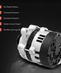 Alternator For Chevy Aveo And Aveo5 Pontiac Wave Suzuki Swift Plus 2004-2008 1.6L L4 85Amp 12V With 6-Groove Pulley And 2-Pin Regulator